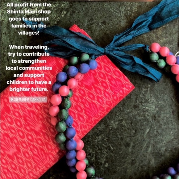 Cambodian handmade beaded colorful necklace💗 - Picture 3 of 4